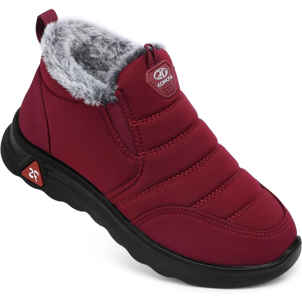 imageSHIBEVER Winter Snow Boots for Women Size 5